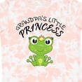 thumbnail image 4 of Inktastic Grandpa's Little Princess Cute Frog Girls Toddler T-Shirt, 4 of 5