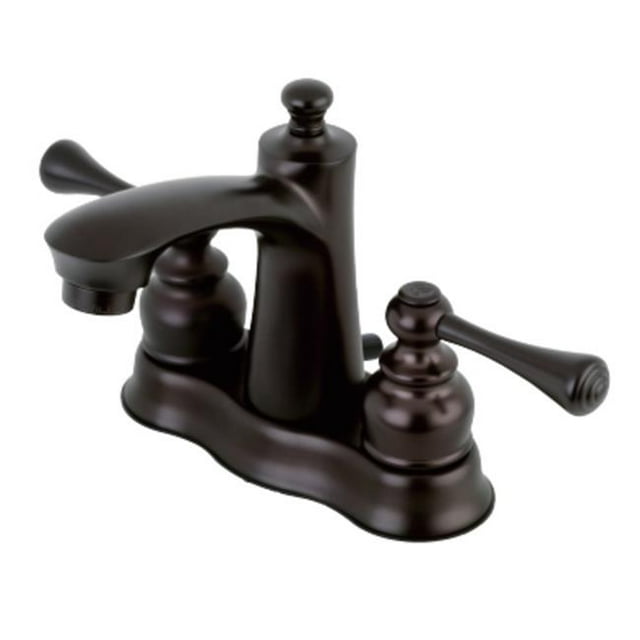 Robinet de Toilette Vintage de 4 Po; Bronze Frotté à l'Huile