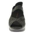 thumbnail image 4 of bernie mev hallie womens casual wedge mary jane open toe shoes halle-bronze brown 40 eur, 4 of 6