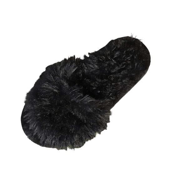Qiggri Women's Furry Slippers Comfy Memory Foam Fuzzy Fluffy Slippers Indoor House Shoes Fall Winter 7.5-8.5