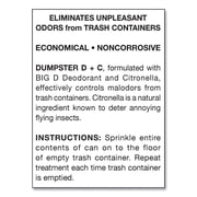 Dumpster D Plus C Neutral, 25 lb, Bucket
