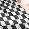 thumbnail image 3 of Black and White Checkered Pattern Blanket,Comfortable Soft Flannel Throw Blanket,All Season,Warm Lightweight Blankets for Sofa Bed Couch Living Room Chair,30"x40", 3 of 4