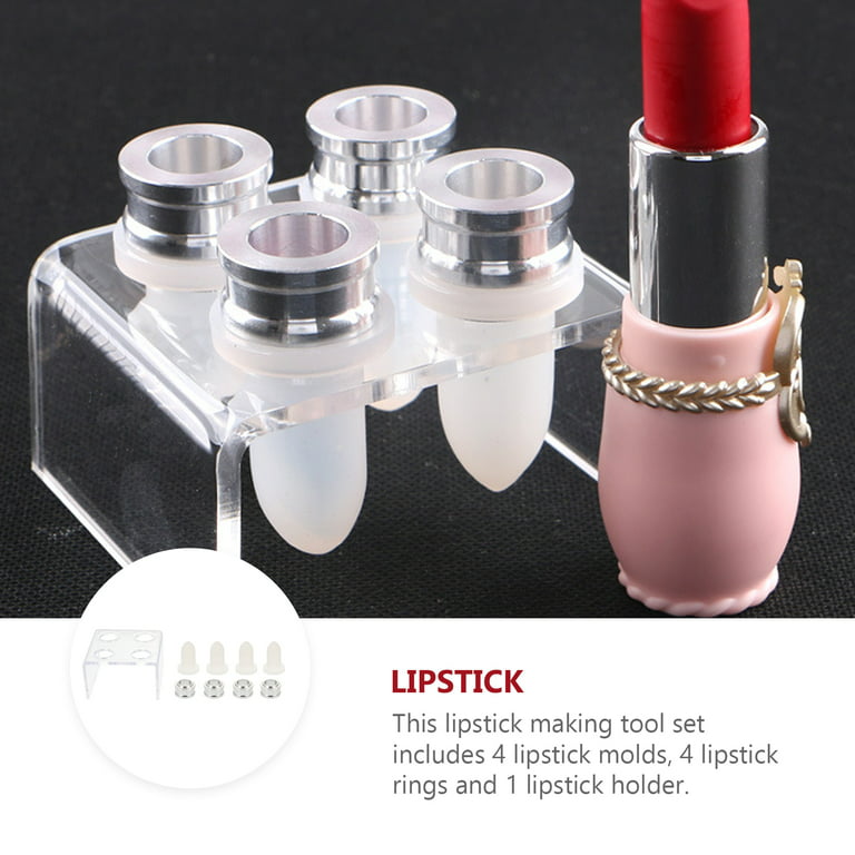 NUOLUX 1 Set DIY Lipstick Mold DIY Handmade Lipstick Mould Lip Balm Making  Tool 