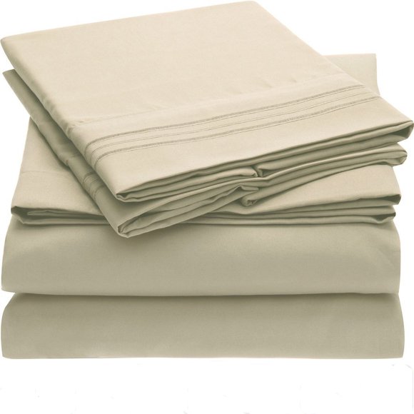Solid Color Sheets, Four-piece Bedding Set, Super Soft And Cool Sheets-anti-wrinkle, Anti-fade, Anti-stain