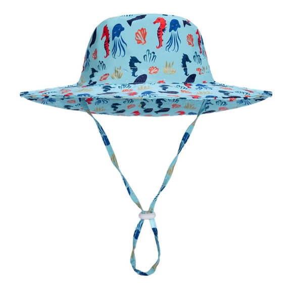 Kids Sun Hat UPF 50  Bucket Hats for Boys Girls Summer Sun Protection Wide Brim Unisex Beach Outdoor Outdoor Sun Hat For Toddler Baby Kids Fishing Hat Breathable Sun Hat Beach Hat