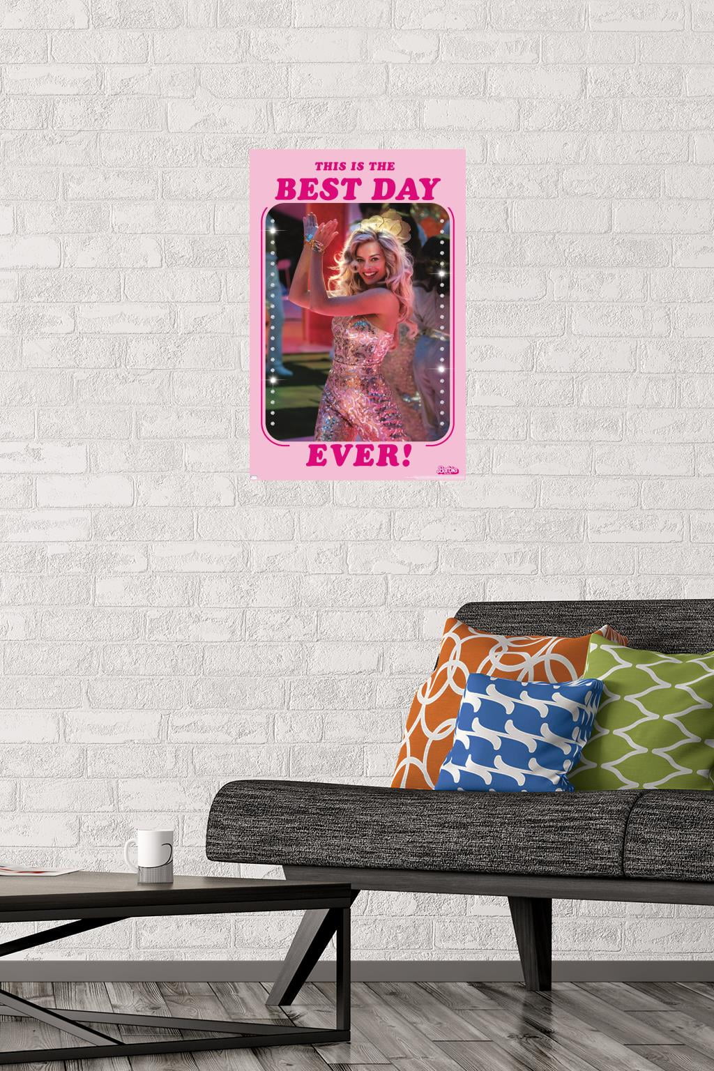 Mattel Barbie: The Movie - Best Day Ever Wall Poster, 14.725" x 22.375"