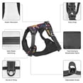 thumbnail image 6 of Fotbe Rock Music Pattern Dog Harness, No-Pull Pet Harness with 2 Leash Clips, Adjustable Soft Padded Dog Vest with Easy Control Handle for Large Dogs-Medium, 6 of 6