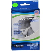 Suspensory with Elastic Waist Band, Small, White