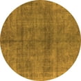 thumbnail image 1 of Ahgly Company Indoor Round Oriental Orange Industrial Area Rugs, 6' Round, 1 of 4