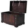 thumbnail image 6 of vidaXL Vintage Treasure Chest Wood 26"x15"x15.7", 6 of 9