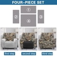 thumbnail image 6 of HUISEFOR Deer Camo Hunting Recliner Chair Cover, Stretchable Recliner Slipcovers 4 Pcs, Anti-Slip & Wear-Resistant Furniture Protector, Soft & Comfortable, for Dog, Cat, Kids, Living Room, 6 of 8