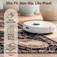 thumbnail image 6 of Design&I 6'x9' Ultra Soft Area Rug, Pink Black Cottagecore Lace Inspired Corner Curls Ribbon Design None Fluffy Washable Non Shedding for Guest Room Bedroom Living Room, 6 of 7