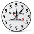 thumbnail image 2 of PONPRNGY Wooden Round Wall Clock Silent 9.8" Rustic Battery Operated Clock Home Decor for Living Room, Kitchen, Bedroom, and office, 2 of 6