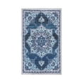 thumbnail image 6 of Unique Loom Renaissance Collection Area Rug - Roma (2' x 3' 1" Rectangle Navy Blue/Aqua), 6 of 7