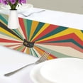 thumbnail image 4 of Yayeee Table Runner 90 inches Long Home Kitchen Dinning Party Decoration, Colorful Cat, 4 of 7