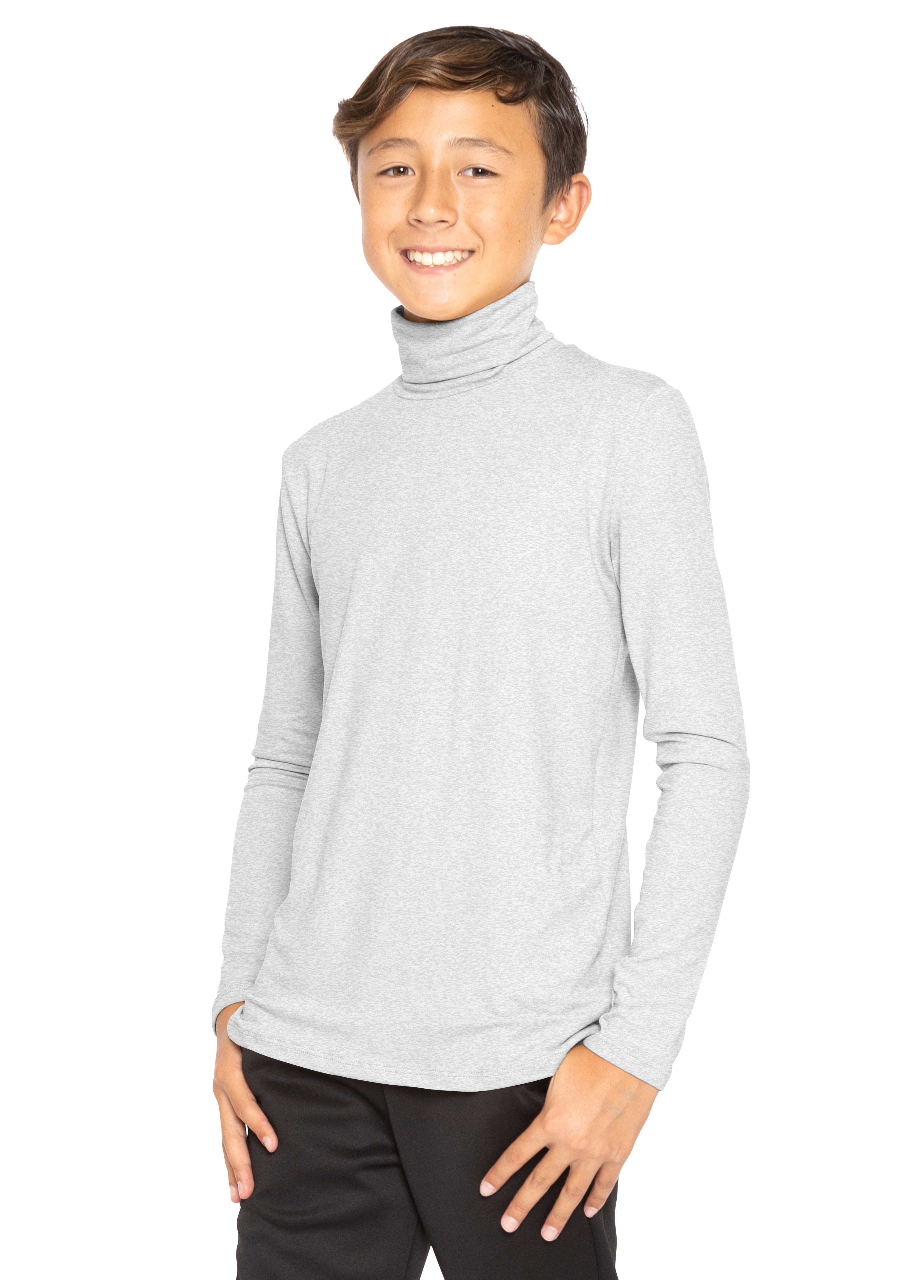 HANES Spring Boy's Soft Sweats Long Sleeve Sweatshirt Heather Gray S M L HANES Spring Boy's Soft Sweats Long Sleeve Sweatshirt Heather Gray S M L