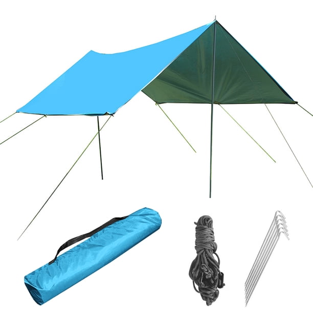 Toldo rectangular multifuncional para exteriores, toldo rectangular para acampar al aire libre, pati Abanopi Pabellón