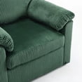 thumbnail image 5 of Modern Plush Chenille 33 Inch Oversized Swivel Lounge Chair - Comfortable for Small Spaces and Apartments, 5 of 22