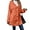 Orange, variant on Decentake Women Jacquard Hooded Cardigan Coat, Long Sleeve Warm Knit Outerwear for Fall Winter, Casual Layering Jacket for Daily Wear