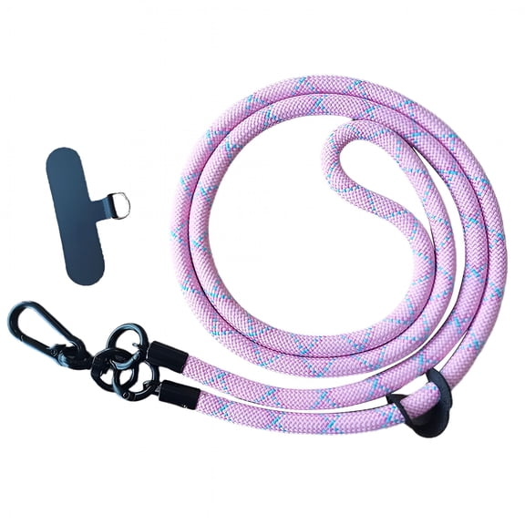 GASTROPOD Pink Purple Wrist Mobile Phone Strap Adjustable Crossbody Neck Strap Camera Strap Multifunctional Mobile Phone Lanyard
