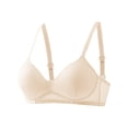 thumbnail image 4 of MEICHEN Womens Cozy Breathable Underwear Fashion Solid Push Up No Underwire Tshirt Bras Seamless Full Coverage Bralettes, 4 of 4