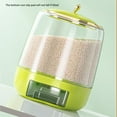 thumbnail image 3 of Rice Dispenser, 22LB Large Capacity Cereal Dispenser Storage With Lids, Sealed Cereal Dry Food Storage Containers With Cup, Pantry Organization For Rice, Soybean, Corn, Grains, 3 of 8