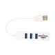 thumbnail image 1 of USB2.0 Hub Almacenamiento de tarjetas de memoria Lector de tarjetas Transmisión de alta velocidad Plug and Play Divisor USB de fácil accesoBlanco, 1 of 5