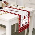 thumbnail image 7 of Christmas Gnome Table Runner Dwarf Striped Cotton And Linen Tablecloth Christmas Decoration For Dining Table And Coffee Table, 7 of 7