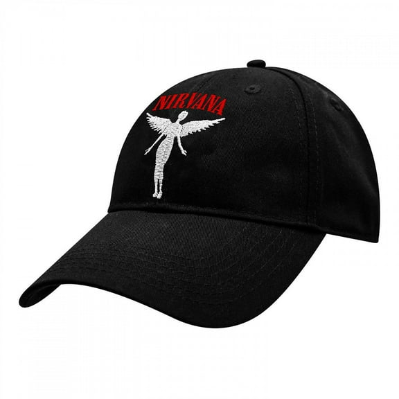 Nirvana Angelic Baseball Hat Black | Officially Licensed Merchandise