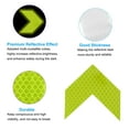 thumbnail image 4 of Uxcell Reflective Stickers, 20Pcs Arrow Reflective Sticker, Fluorescent Green, 4 of 6