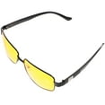 thumbnail image 1 of BESTYASH 1Set Night Time Driving Glasses Simple and Sleek Metal Sunglasses UV Protection for Outdoor Activities, 1 of 6