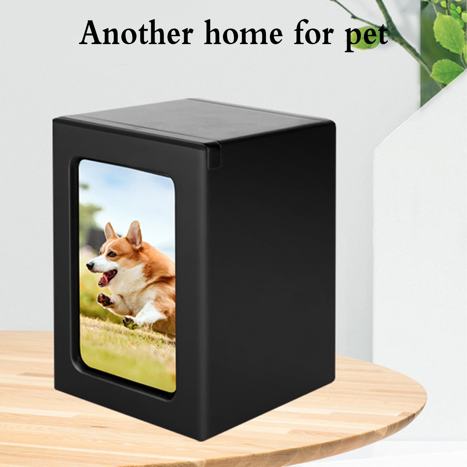 Wood Pet Urn for Ashes - 30 Cubic Inches Capacity, Memorial Display for Dogs, Cats | Pet Cremation Box, Home Memorial Keepsake, Handcrafted Wooden Pet Urn for Ashes Preservation