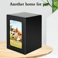 thumbnail image 7 of Wuztai Photo Frame Wood Memorial Pet Urn Cremation Box, MDF Pet Ashes Container Holds 30 Cubic Inches, Dog Cat Memorial Keepsake Brown, 7 of 7