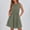 Green Womens Summer Dresses Clearance, variant on Cute Dresses for Petite Women Summer Pleated Bow Tie Front Mini Dress Sleeveless Cotton Linen Dress Birthday Gifts for Junior Girls 14-16