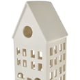 thumbnail image 4 of Ceramic Tall Decorative House Christmas Tabletop Decoration, White, 8", by My Texas House, 4 of 4