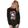 thumbnail image 3 of Kanji Betty Boop Feisty and Bold Women Plus Size Long Sleeve Graphic Tee Brisco Brands 2X, 3 of 5