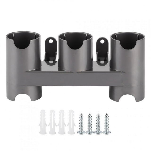 3x7in Household Wall-mounted Brush Mop Holder, Vacuum Cleaner Rack, Storing Vacuum Cleaners Home For Kitchen Bathroom