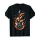 thumbnail image 1 of Electric Guitar with Flame 220G 100% Cotton T-Shirt, 1 of 6