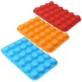 thumbnail image 2 of Paquete de 3 moldes para muffins de silicona de grado alimenticio para 24 muffins, 2 of 5