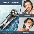 thumbnail image 7 of Prozing Electric Razor for Men, Rechargeable Electric Shaver with Pop-up Sideburn Trimmer, Cordless Electric Beard Trimmer Gift for Him, Silver, 7 of 7