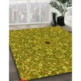 thumbnail image 2 of Ahgly Company Indoor Rectangle Patterned Bee Yellow Area Rugs, 8' x 12', 2 of 6