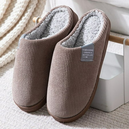 

2022 New Women Indoor Slippers Warm Plush Home Slipper Anti Slip Autumn Winter Shoes House Floor Soft Slient Slides for Bedroom