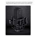 thumbnail image 1 of D241 Microphone à Condensateur Professionnel avec Support pour Micro pour Diffusion d'Enregistrements, 1 of 7