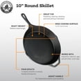 thumbnail image 4 of Skillet Backcountry Iron, 30 cm, hierro fundido presazonado, 4 of 8