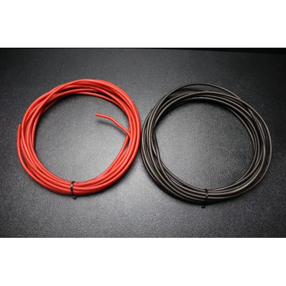 10 Gauge Awg Wire 5 Ft Red 5Ft Black Cable Stranded Primary Battery Power Ib10