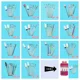 thumbnail image 4 of 7/juego de manicura cortador de diamante broca de molienda manicura fresa de cutícula herramienta de uñas accesorios de máquina rectificadora, 4 of 5