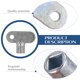 thumbnail image 5 of WEUVEB 3Ud Llave Cuadrada Para Radiador Llave De Sangrado En Tono Plata Para Uso Doméstico, 5 of 6