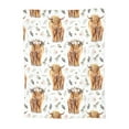 thumbnail image 7 of SPXUBZ Highland Cow Print Blanket Cute Farm Animal Flannel Throw Blankets for kids Adults 50"x60", 7 of 7