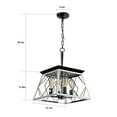 thumbnail image 6 of 4-Lights Farmhouse Pendant Light Fixture, Adjustable Vintage Kitchen Island Lighting Industrial Chandelier, 6 of 7