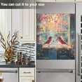 thumbnail image 6 of Two Cute Birds Dishwasher Magnet Cover for Washers Fridge Panel Decal 23"W x 26"H Inch, 6 of 6